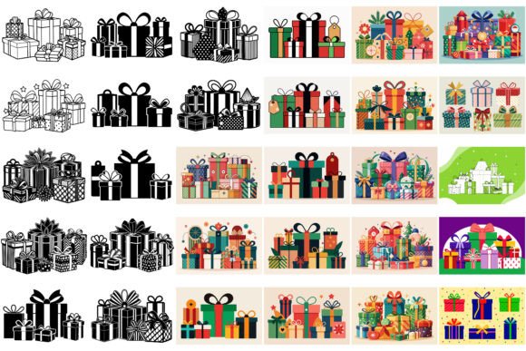 Download Christmas Gifts and Wrapping Bundle - Christmas gifts Collection