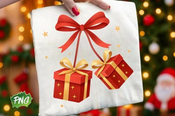 Download Coquette Cherries Christmas Gifts Png - Christmas gifts Collection