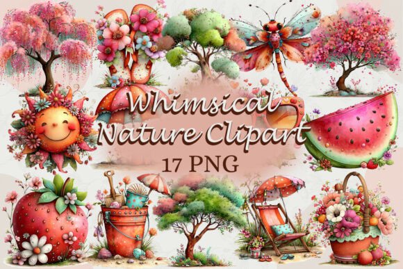 Download Whimsical Nature Clipart PNG - Nature clipart Collection