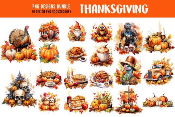 Download Thanksgiving Autumn Bundle Pack - Thanksgiving Collection